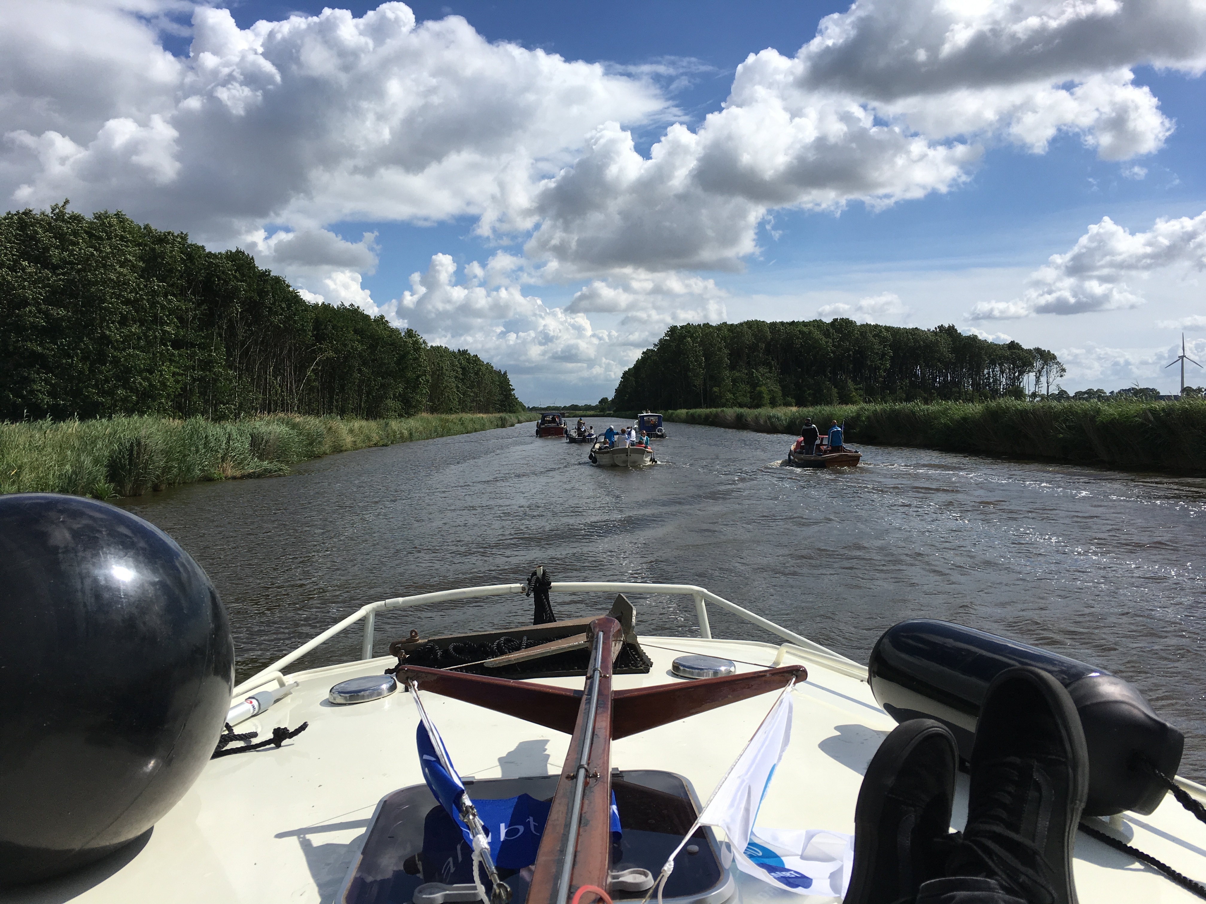 Uitzicht vanaf de boot